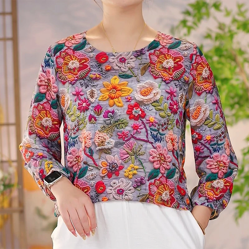 【132繁华似锦】2025年新款显气质显白衬衫