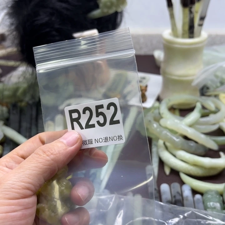 蛇纹石玉发饰合金?***?