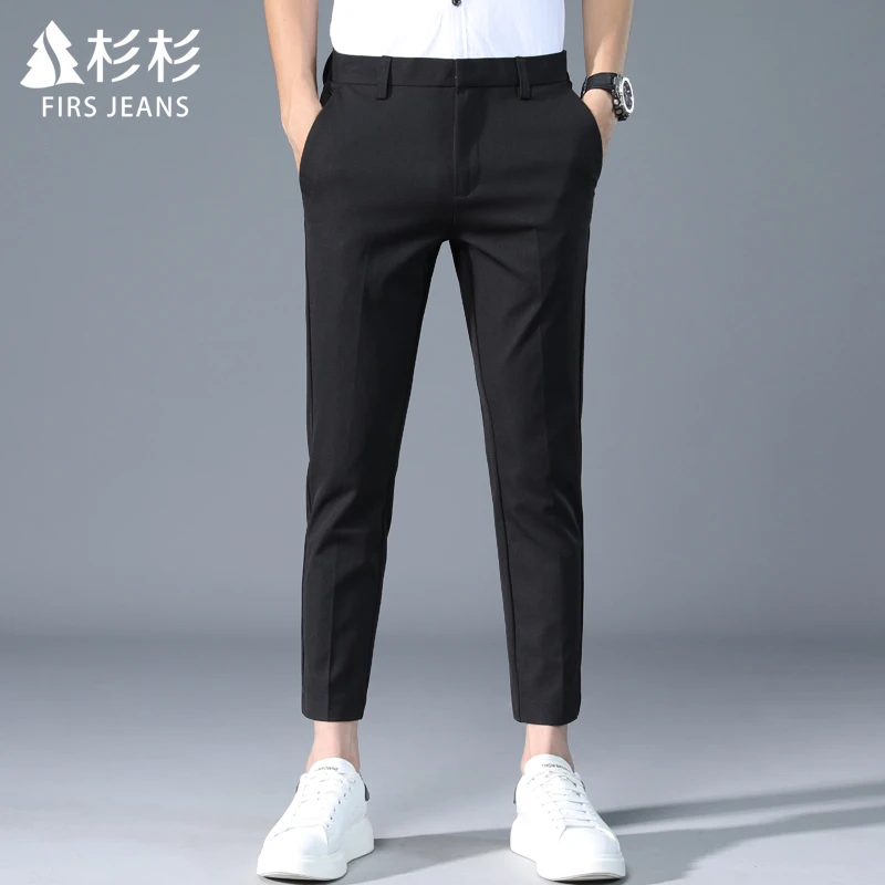 FIRS JEANS杉杉男款裤子夏季薄款小西裤男士休闲九分裤子男高级感