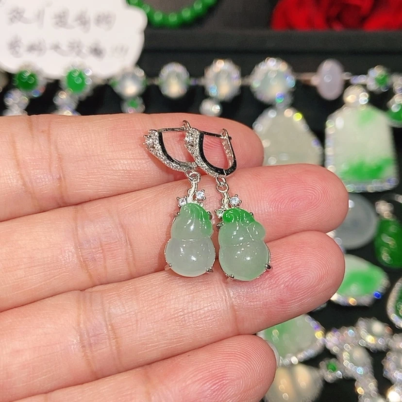 【闪购商品】未镶嵌翡翠耳饰天然翡翠