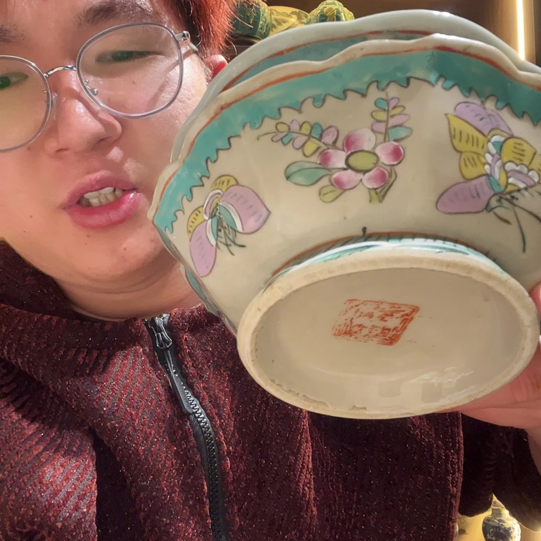 粉彩开门货没问题