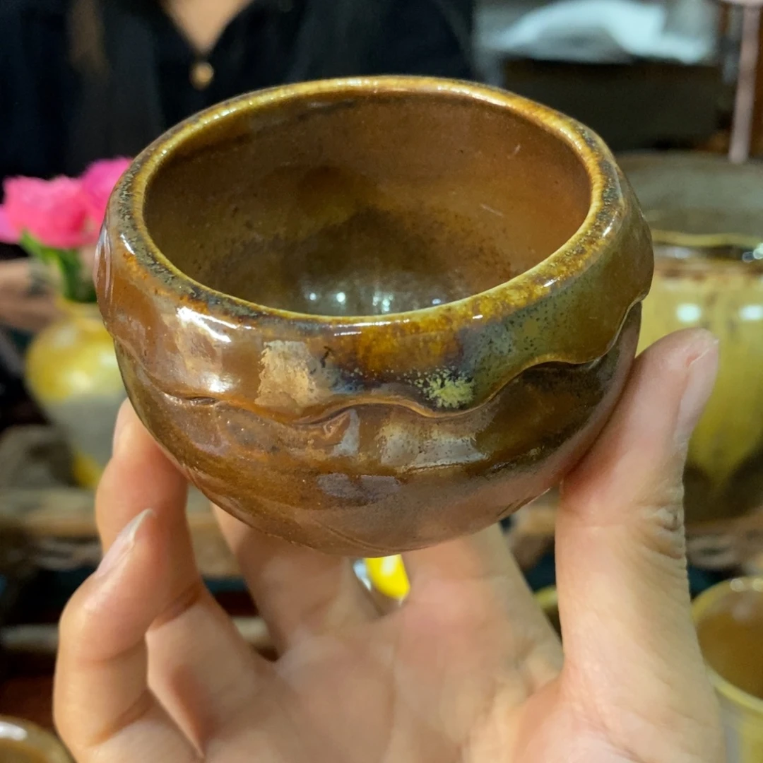 陶通红系列荷叶杯系列