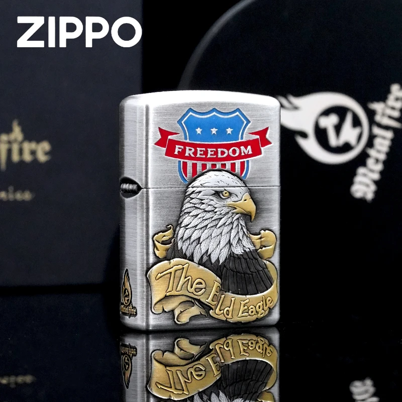 ZIPPO打火机正品/205-熏银拉丝66号公路自由与理想【俊昊】DYJ1