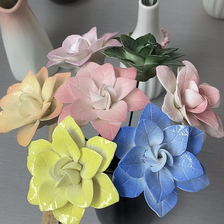 陶瓷陶瓷材料加工7朵
