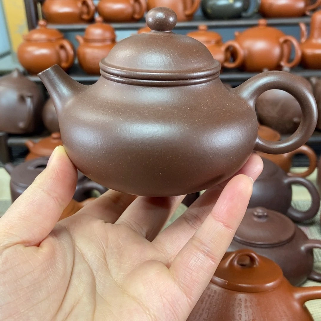 紫砂茶壶听*丶全手工制作工艺流程原料