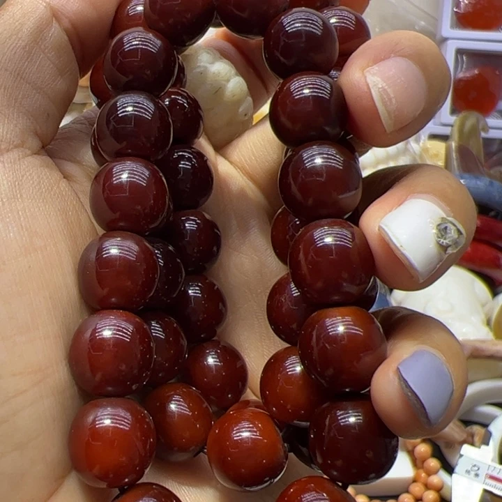 大果紫檀（缅甸花梨）1.2射红手串