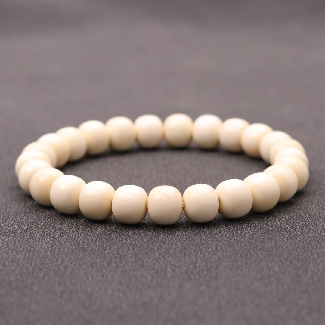 M0159猛犸冰料【原色】老型单圈手串