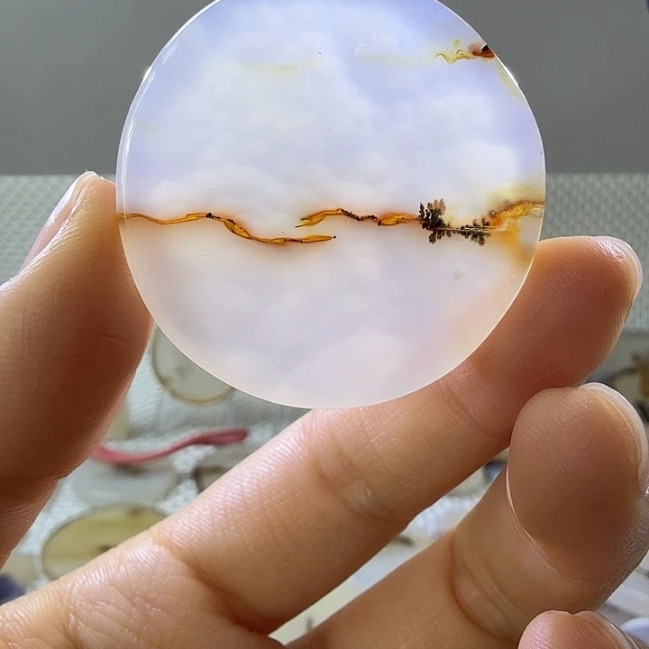 玛瑙/玉髓未镶嵌吊坠(不含链)45