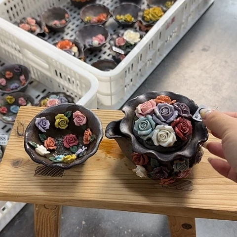 山泉造物手工制作柴烧648一套