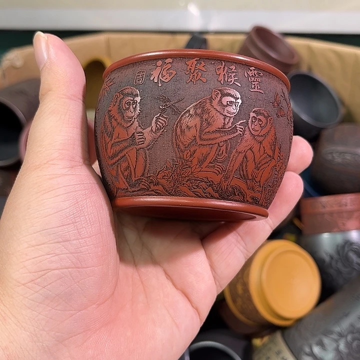 茶杯紫砂全手工紫砂主人杯