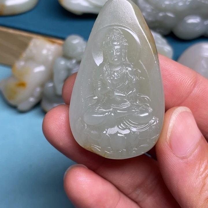 颈饰未镶嵌和田玉?****气