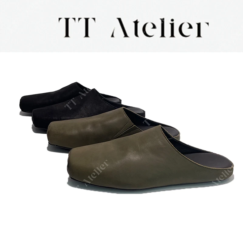 TT设计师【实用派】25年新款百搭小众拖鞋女懒人气质勃肯鞋TT190040