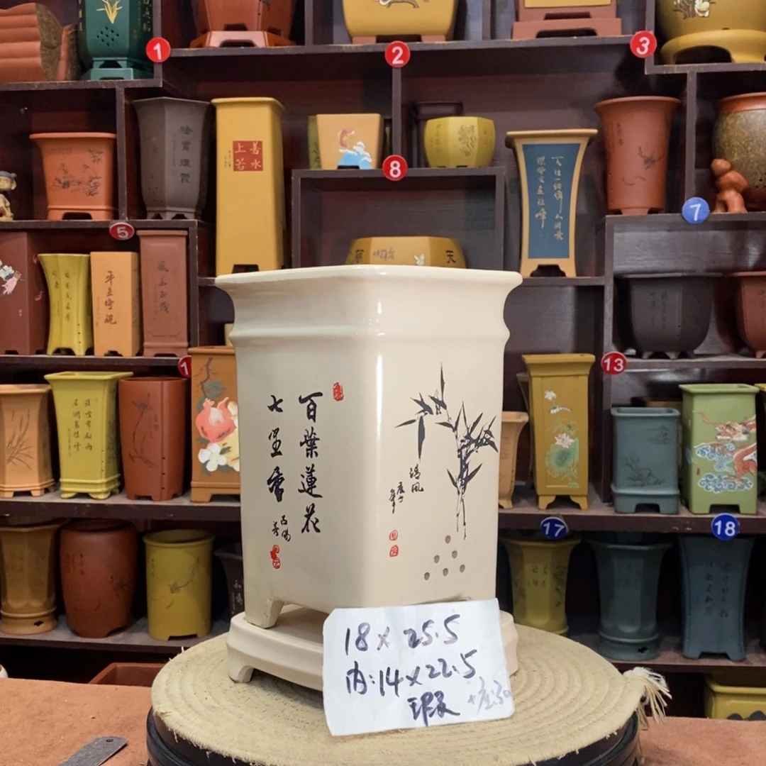 紫砂艺术紫砂花盆