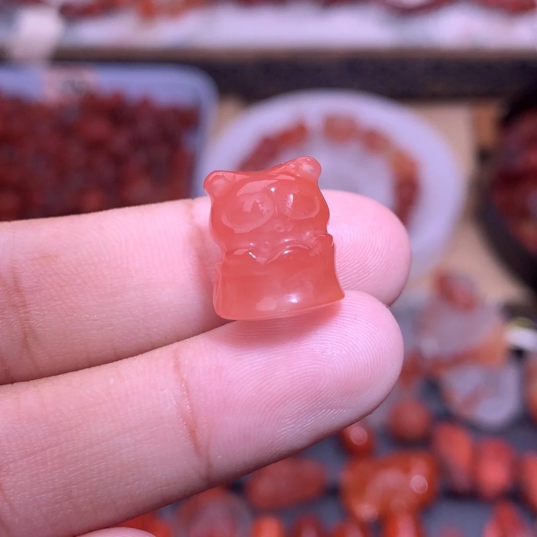 南红玛瑙合金珠宝半成品461