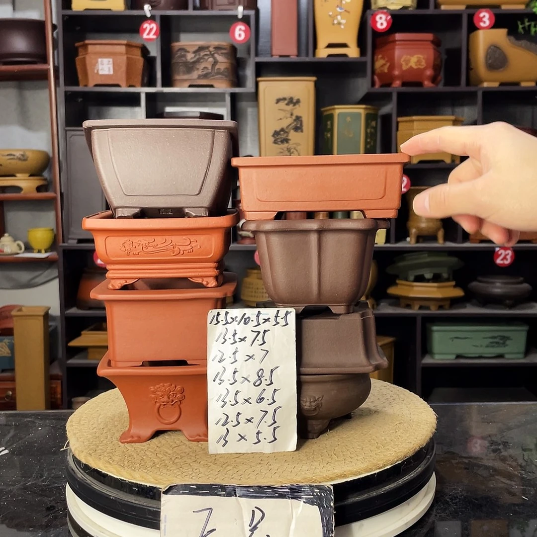 D-盆尚好紫砂花盆