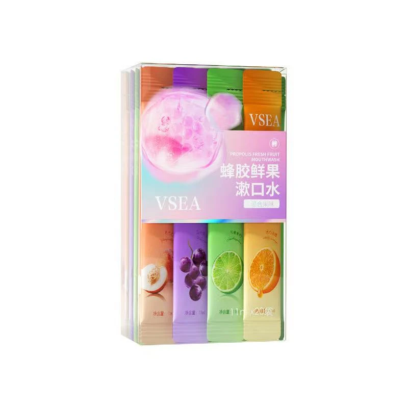 (对对碰）VSEA漱口水 清新口腔呵护牙齿清洁护理 一次性涑口水便携