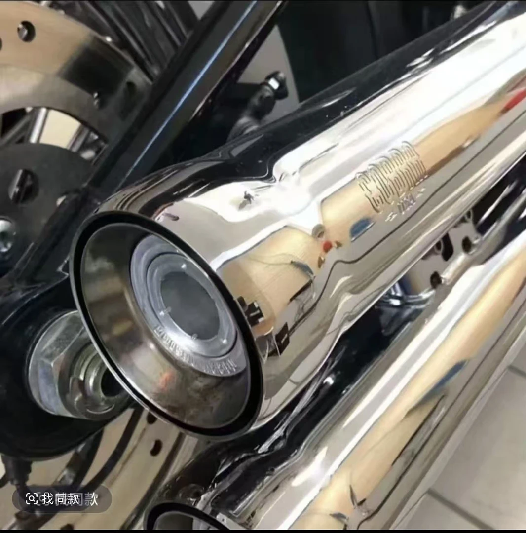 幽灵5.5摩托车排气管消音器16mm内8一体加长可调节金属摩托车