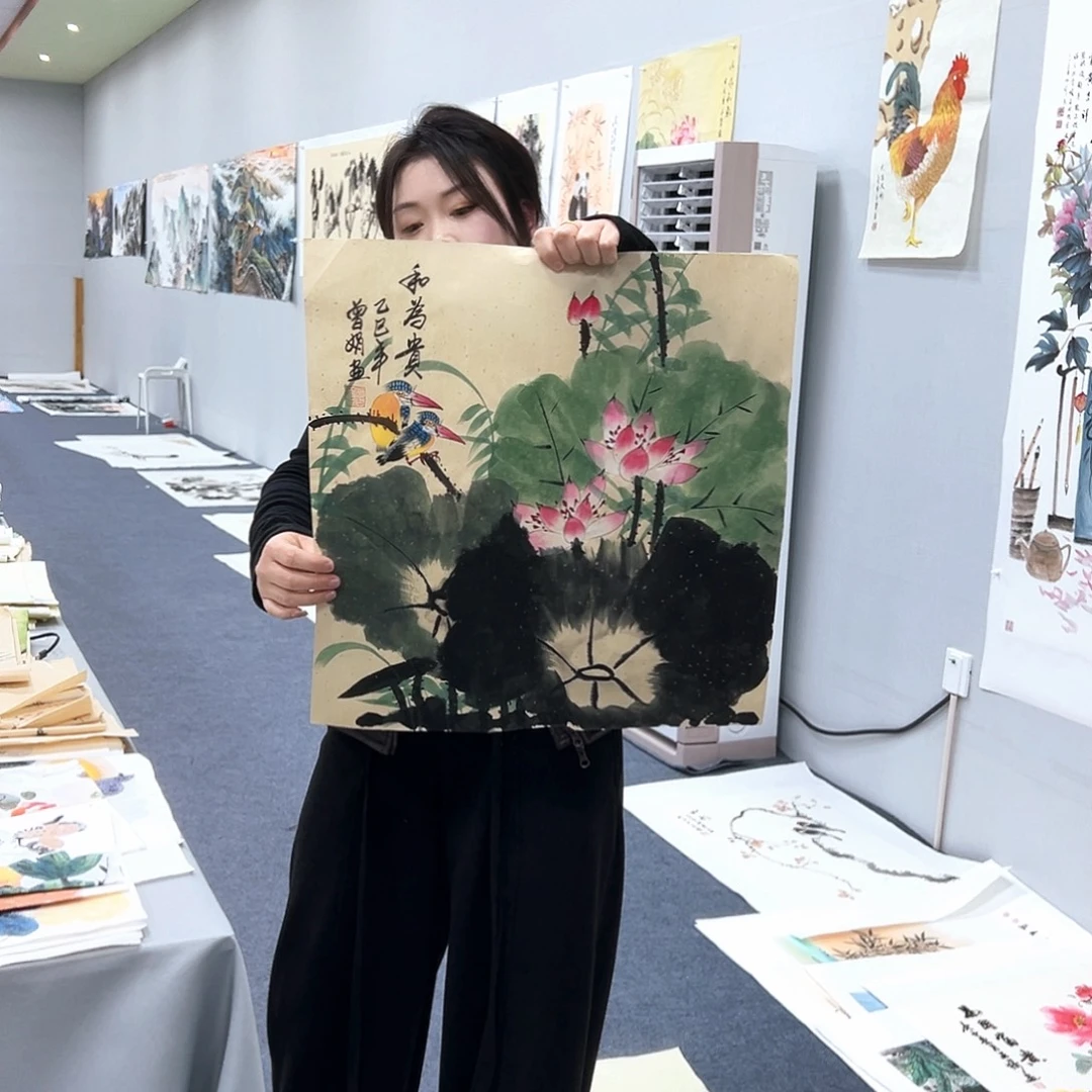 国画国画作品纯手绘制字画