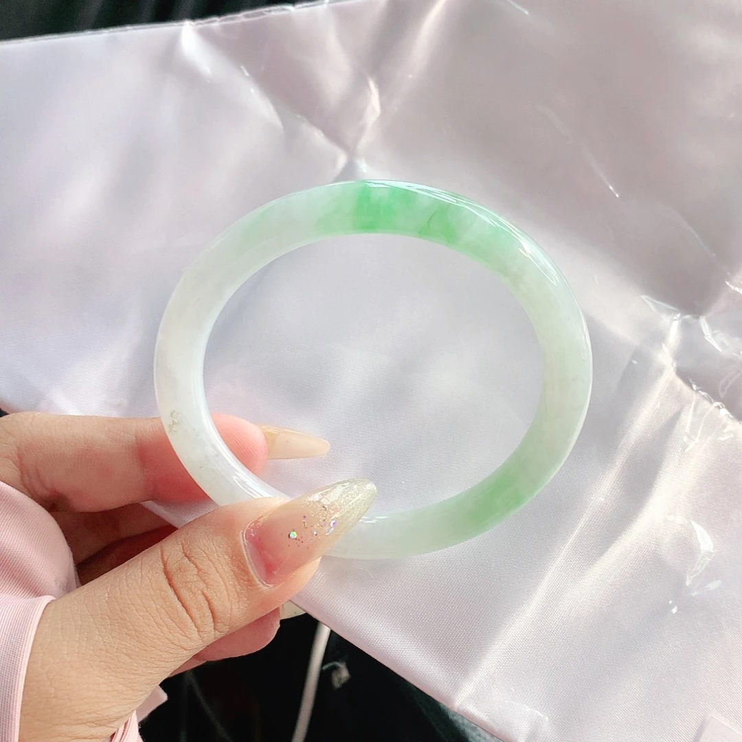 未镶嵌手镯翡翠56 天然缅甸a货翡翠0162