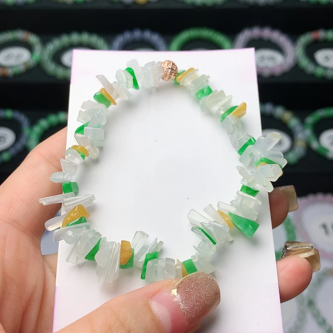 未镶嵌手链翡翠翡翠