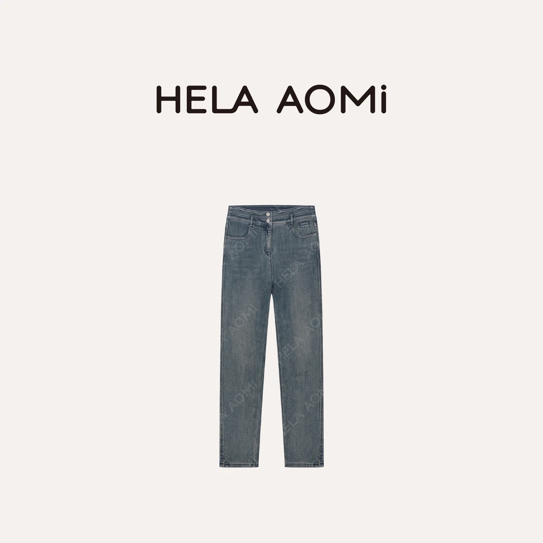 HELA AOMI “三明治牛仔”轻松无束缚弹力烟管牛仔裤CY5DC58713