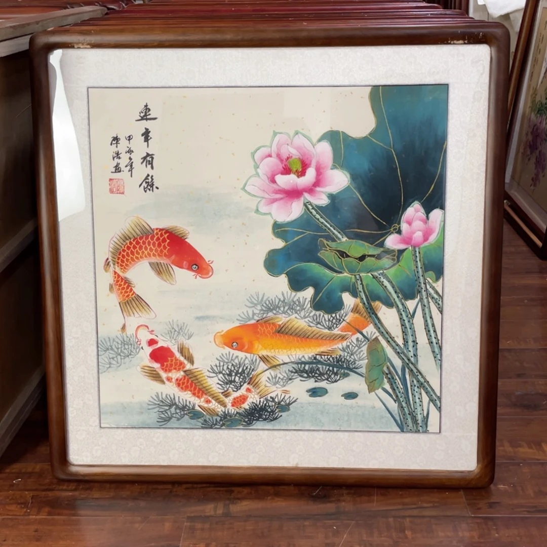 国画带框尺寸63*63厘米