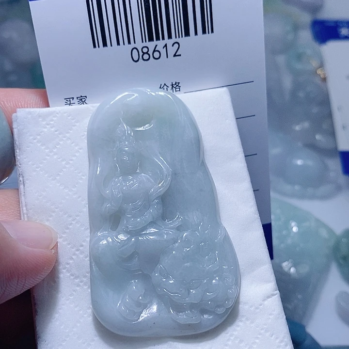 翡翠未镶嵌颈饰天光墟翡翠市场现金代购