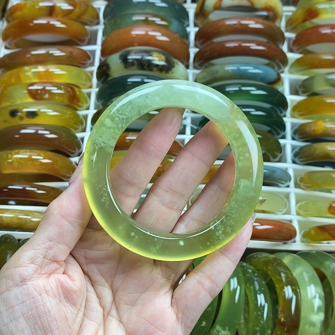 未镶嵌蛇纹石玉手镯56