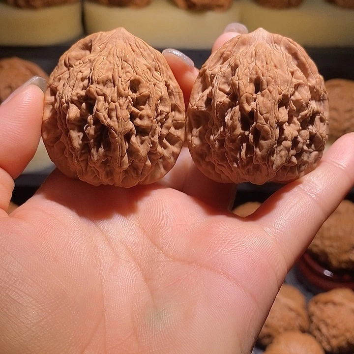 文玩核桃把件41全品麦穗虎头