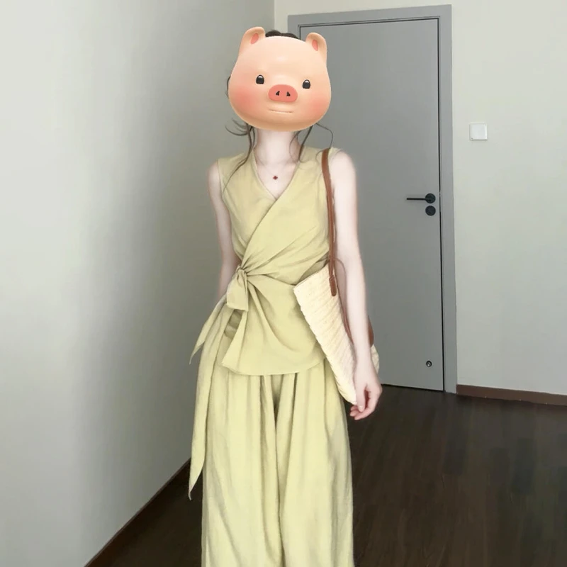 夏季小众不规则套装气质穿搭女2025新款爆款轻熟御姐一整套高级感