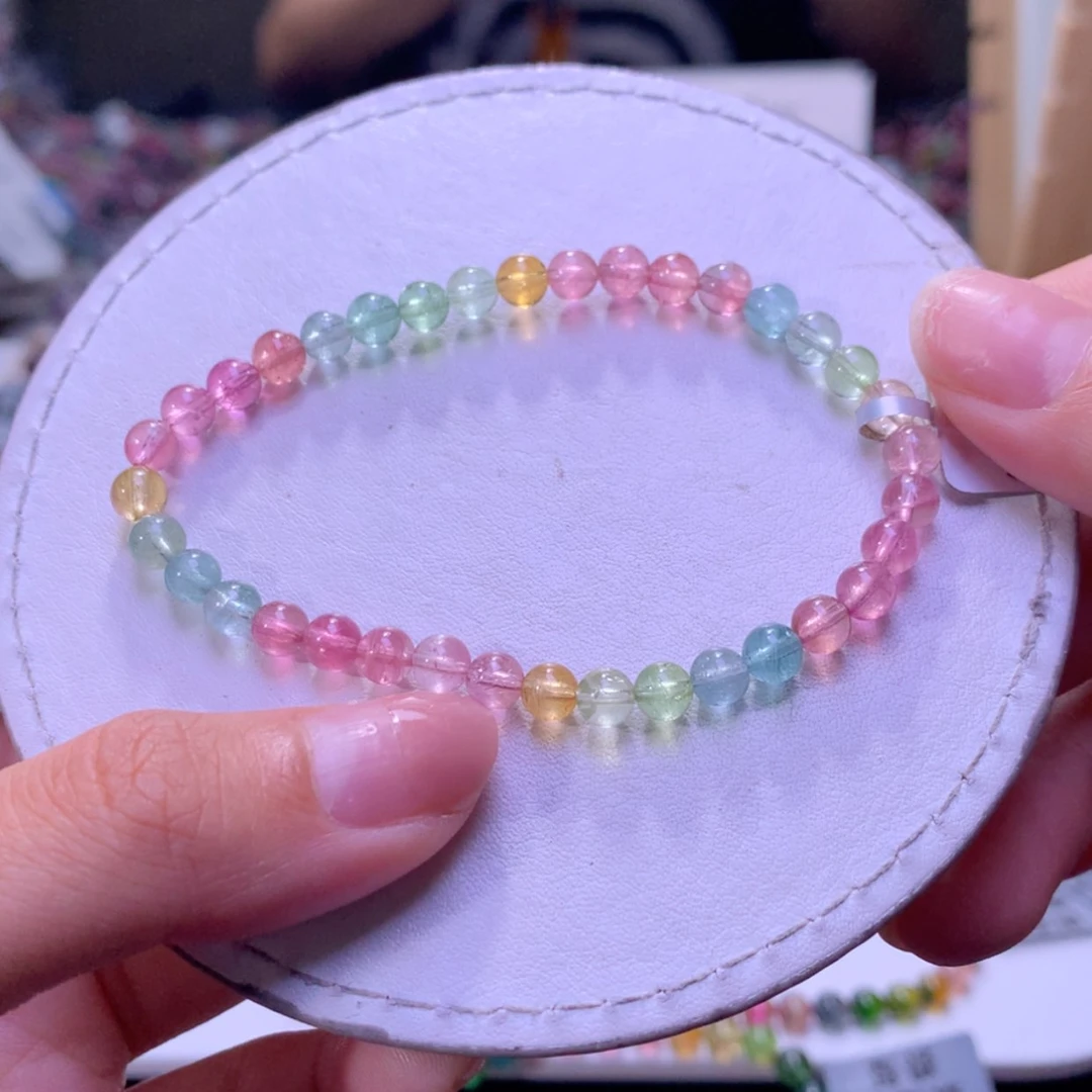 【闪购商品】未镶嵌手链碧玺5mm左右