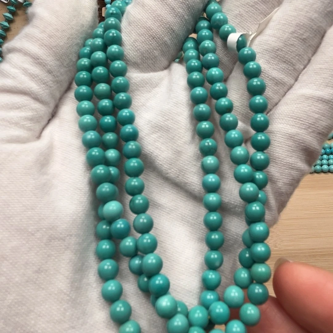 绿松石圆珠未镶嵌