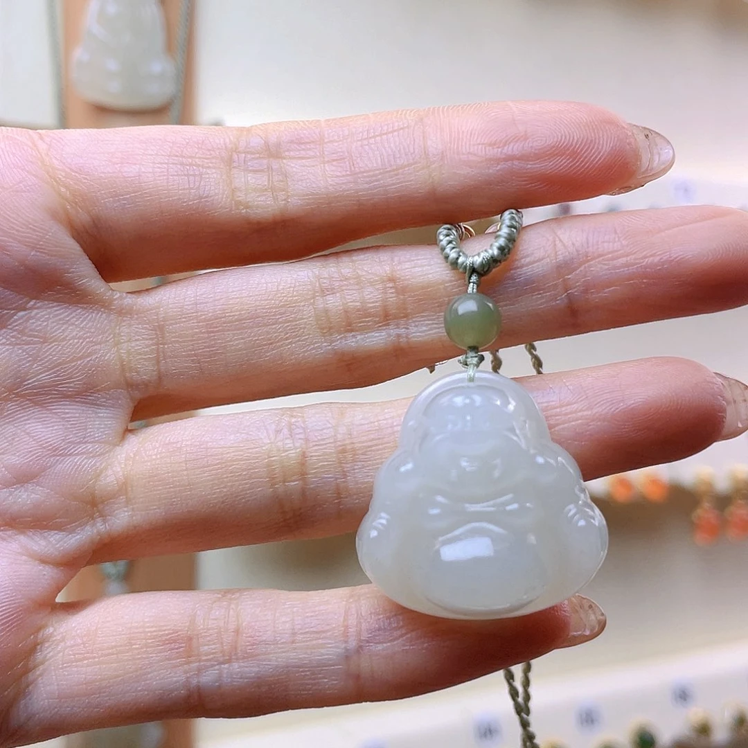 一***华和田玉未镶嵌吊坠(赠链)