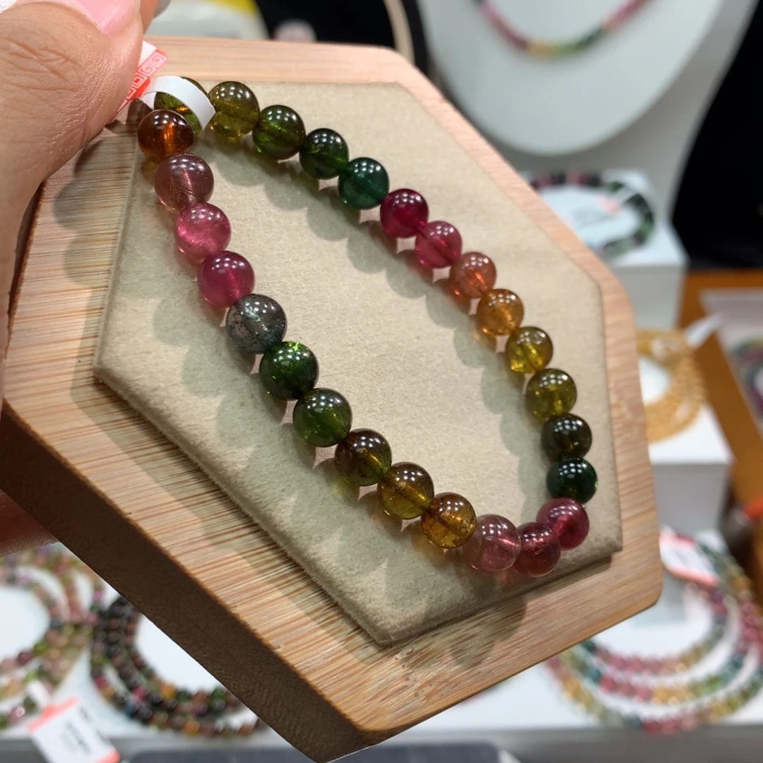 未镶嵌碧玺手链