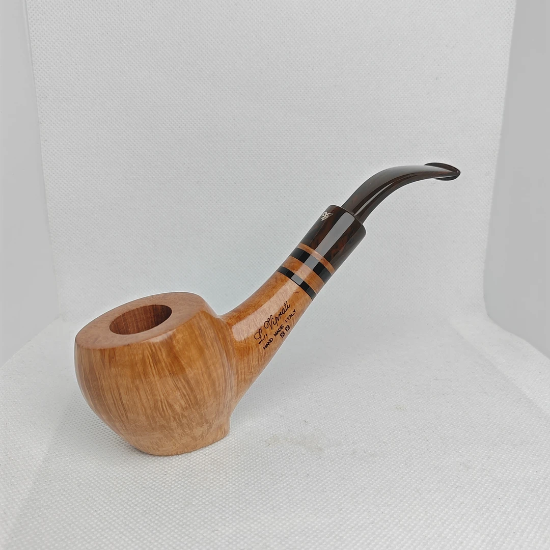 意大利维布拉帝手工烟斗2花级别进口石楠木火焰纹桌斗3毫烟道