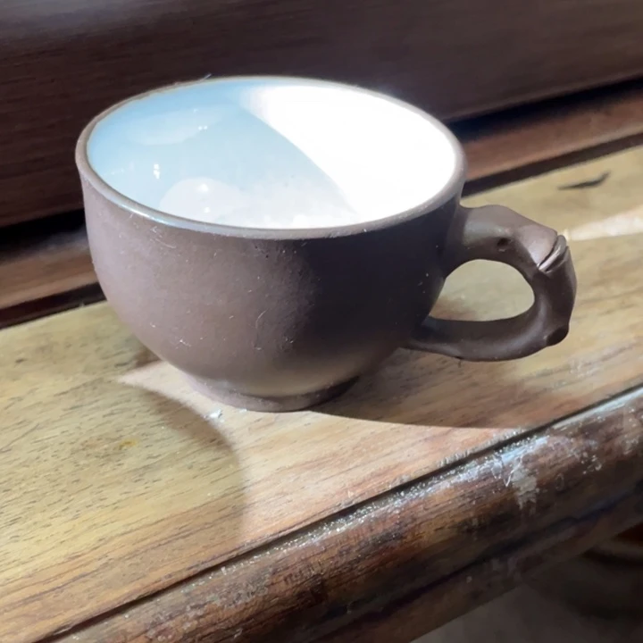 紫砂茶杯*️手工紫砂杯子