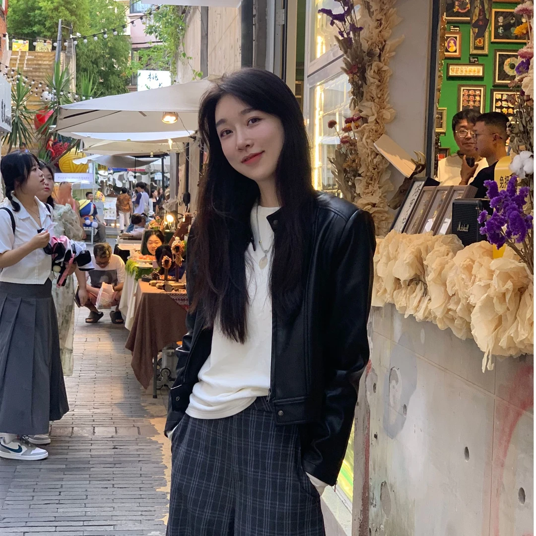 OUDOCKEE 鸥鸥 【黑巴克】时髦秋季新款立领夹克外套 PACX669T