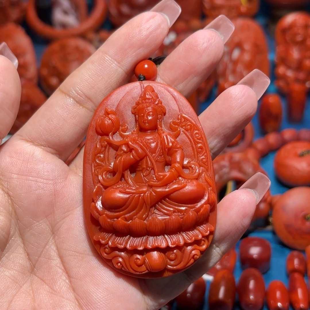 南红玛瑙雕刻未镶嵌雅*宝