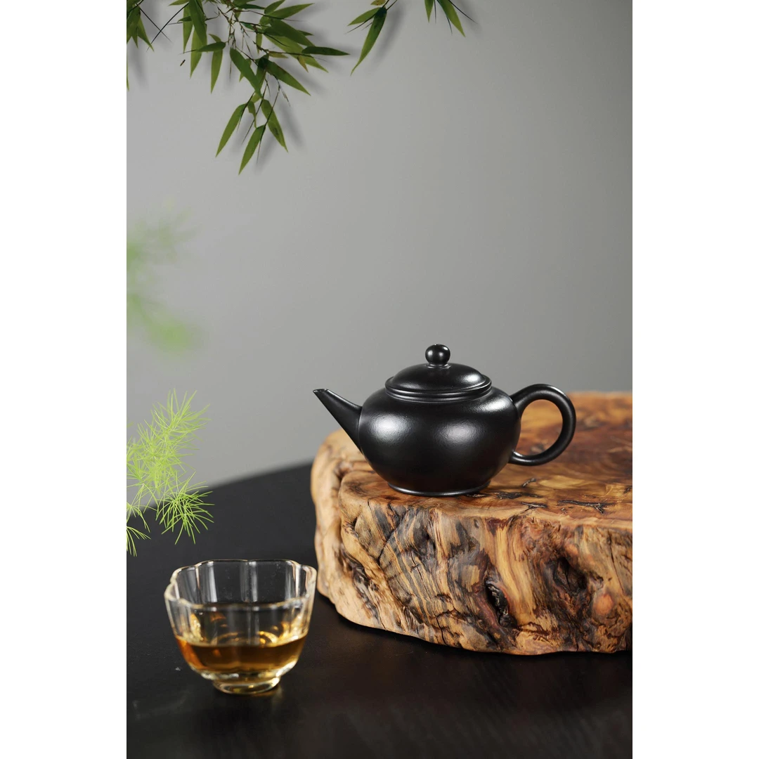 焐灰水平·全手工紫砂壶原矿小煤窑朱泥·150CC