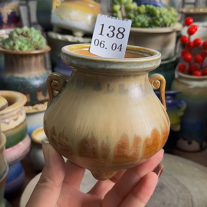 摆件景德镇陶瓷手工制作内口6.5
