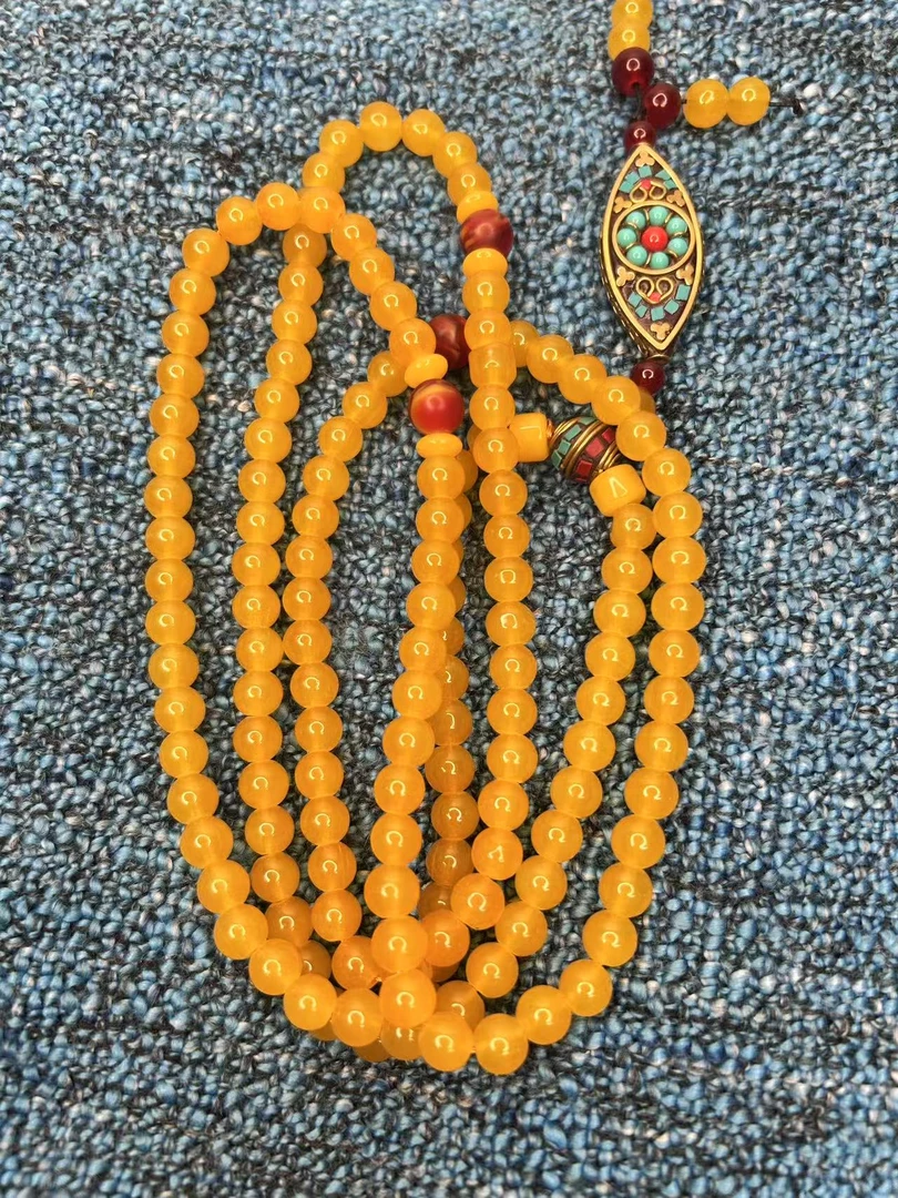 珏霜高端推荐 黄帝珠108 YS 0045