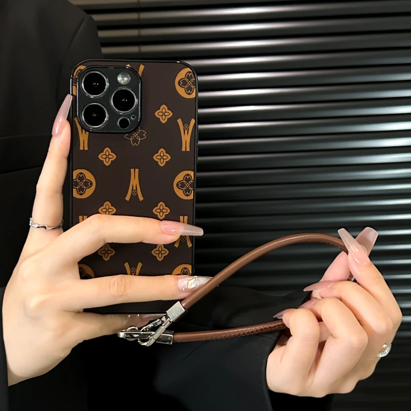 适用于华为P70PRO手机壳高奢花纹高级轻薄iPhone15PRO潮牌