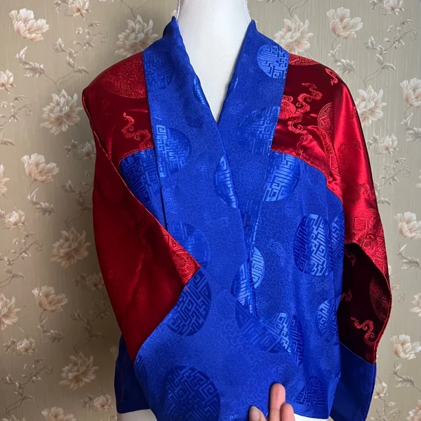 传统民族风甲鲁衬衣固定袖