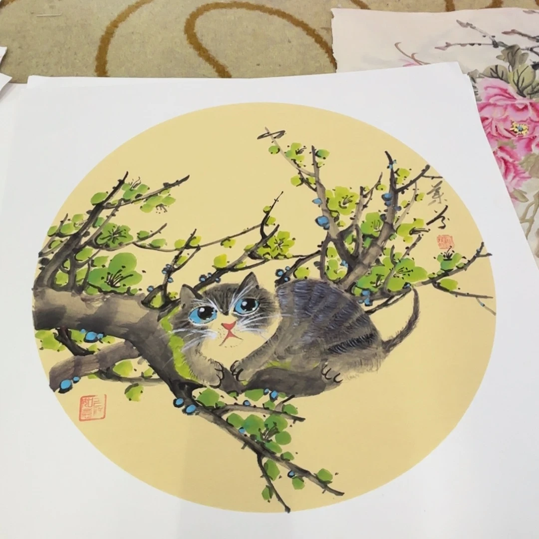 国画 国画吴兰芬老师作品刘