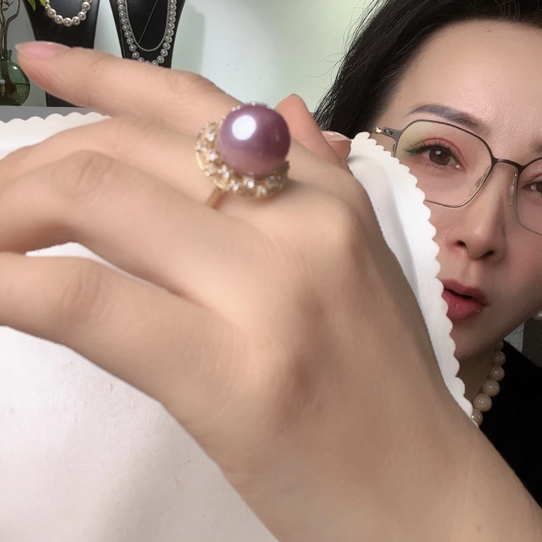 未镶嵌淡水珍珠戒指