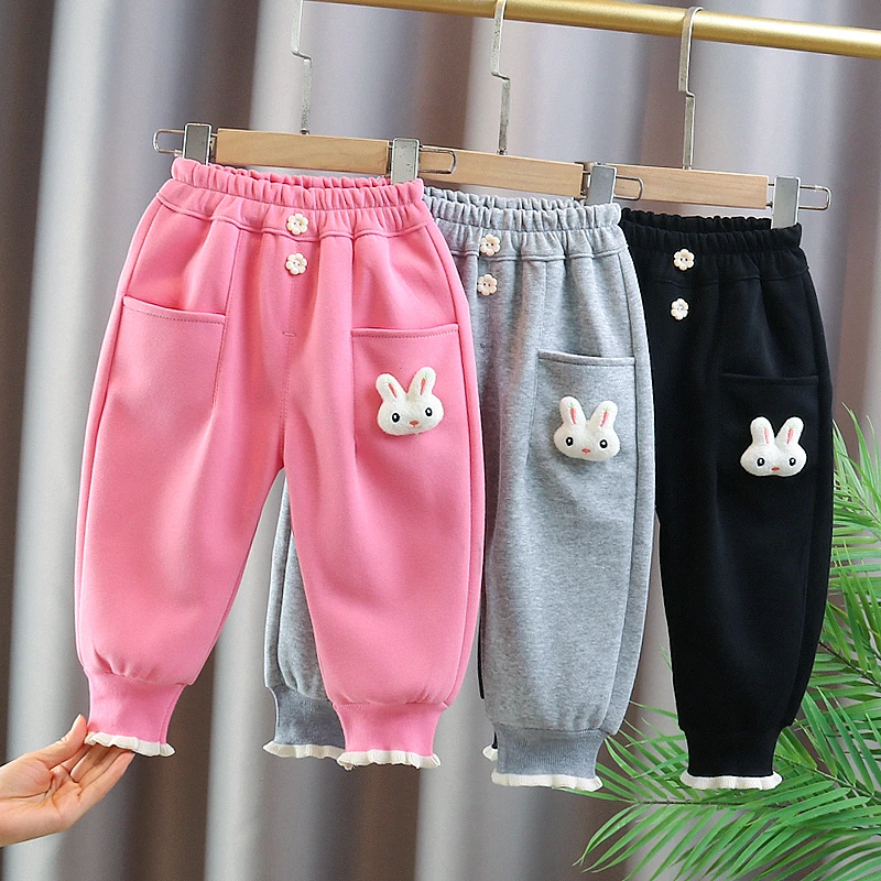 儿童裤子春装女童运动裤2025新款男童束脚裤春季婴儿卫裤小童潮裤