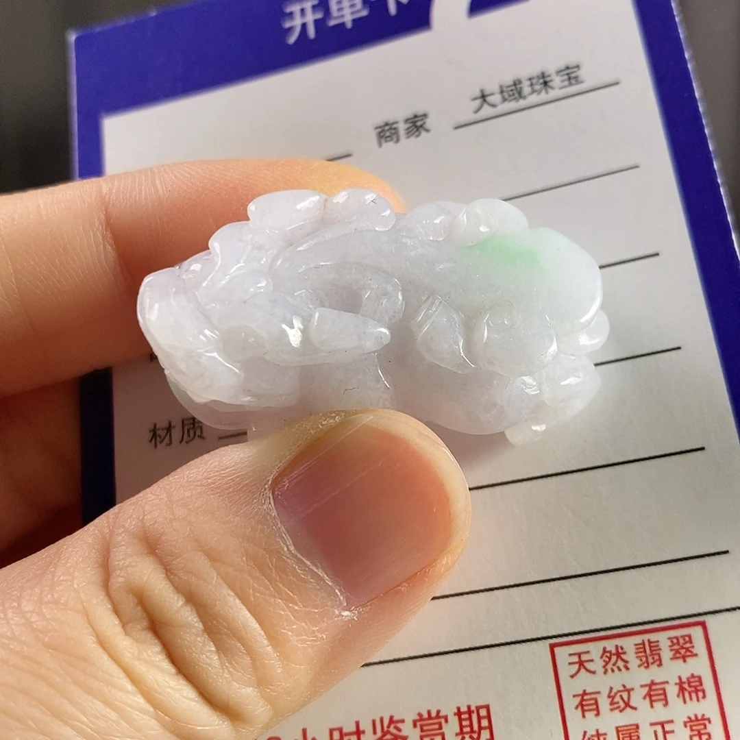 翡翠未镶嵌颈饰貔貅