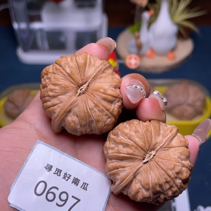 把件文玩核桃南瓜墩43-0697