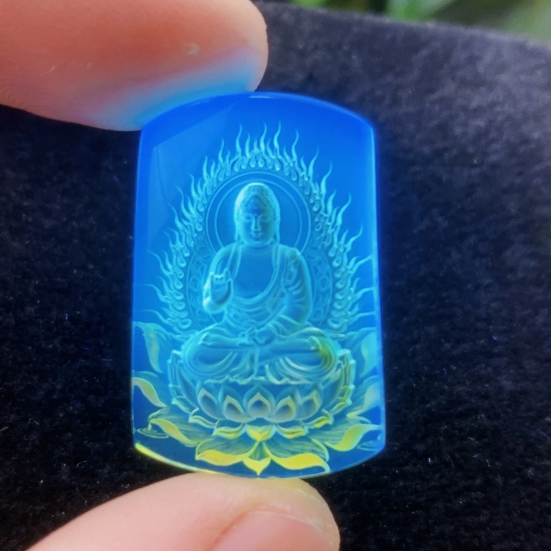 【闪购商品】蓝珀吊坠(不含链)未镶嵌