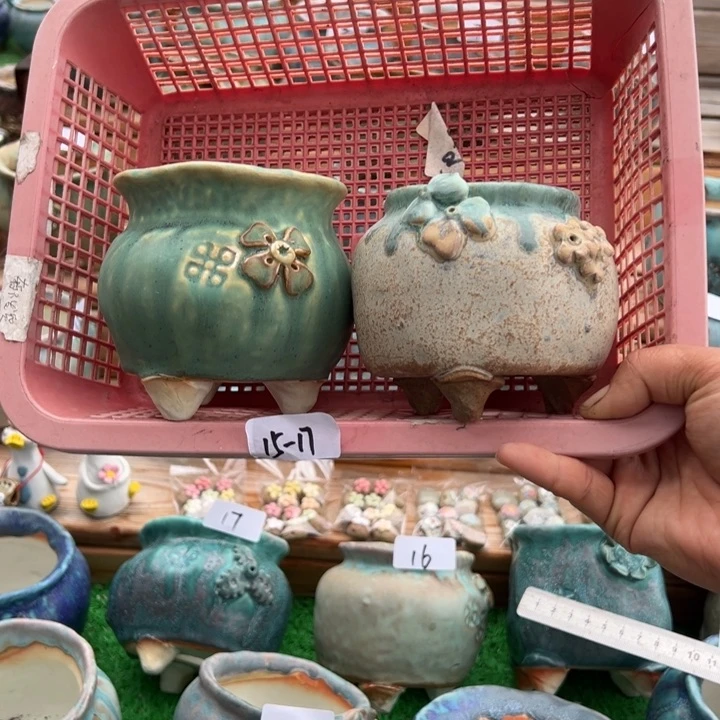 蛋*15-17花盆2个小鹿园艺
